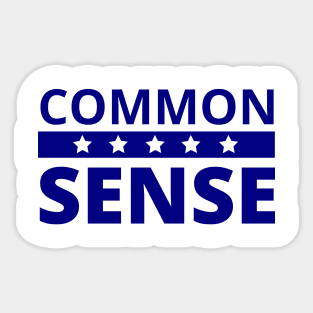 Common Sense Sticker